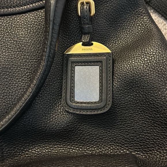 Black leader Prada bag with gold hardware - Picture 8 of 14